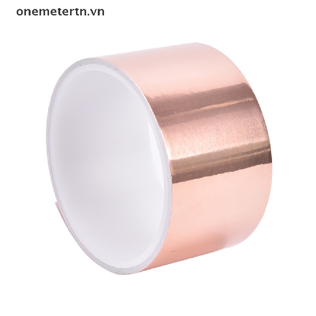 onemetertn  50mm x 3m EMI Copper Foil Shielding Tape Conductive Self Adhesive Barrier GuitarNew  VN