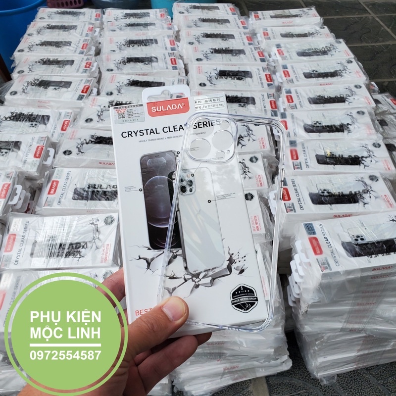 13PROMAX / 13PRO / 13 / 135.4 / 126.7 / 12PRO / 12 / 116.5 / 116.1 / 11pro ỐP Sulada Bảo vệ camera Chống  ố chống sốc