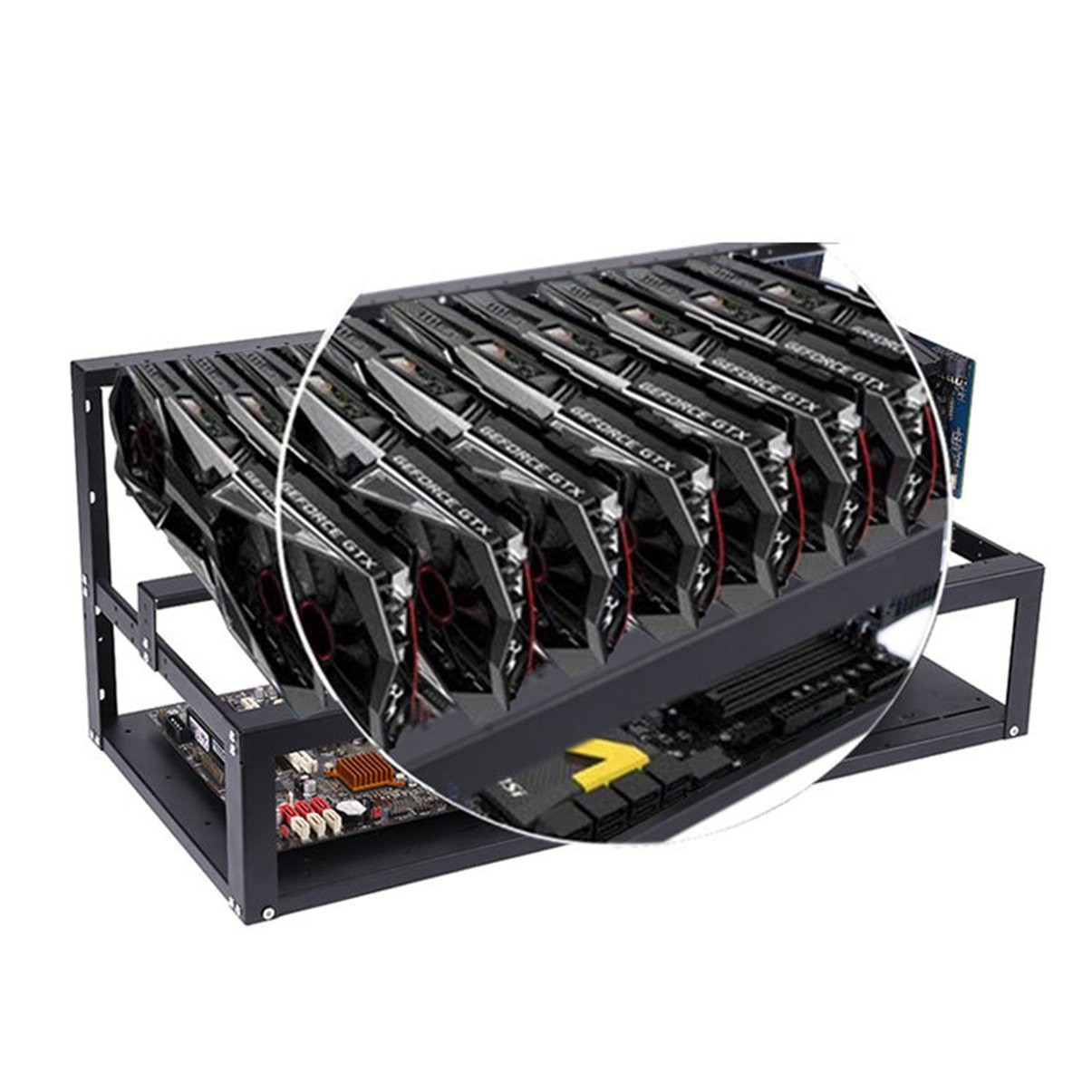 Khung Đựng 6 Gpu Cho Máy Đào Tiền Ảo | BigBuy360 - bigbuy360.vn