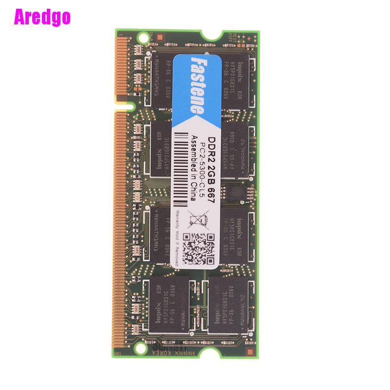 Thẻ nhớ Ram 2gb Ddr2 Pc2-6400 cho Laptop Notebook tần số 667mhz/800mhz tùy chọn