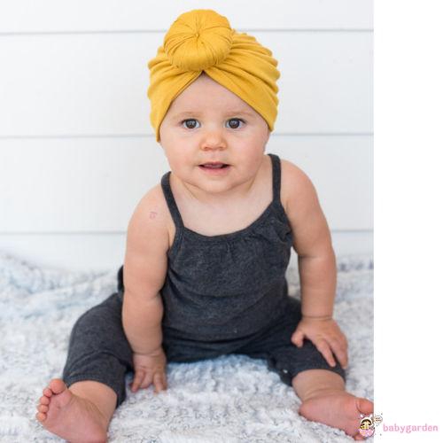 Mũ cotton mềm mại thắt nơ xinh xắn dễ thương cho em bé
