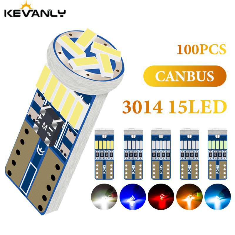 Đèn Led Kevanly T10 15smd W5W 3014 168 194 Cao Cấp Dành Cho Xe Hơi