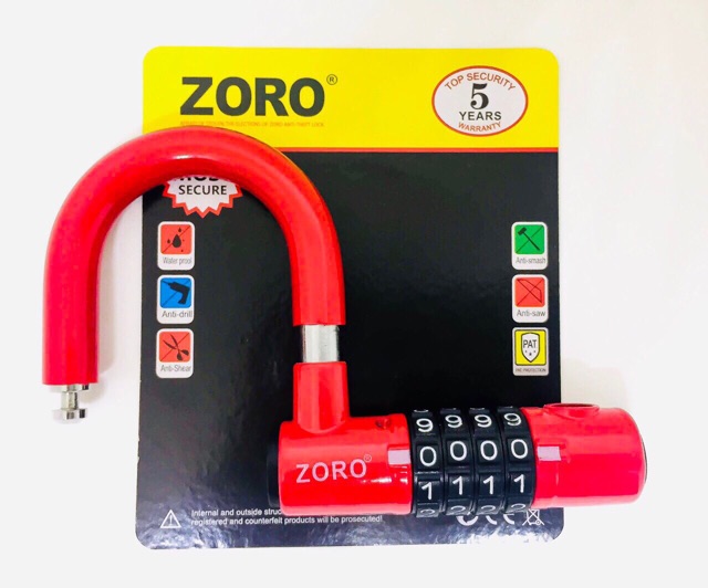 Ổ khoá số chống trộm zoro