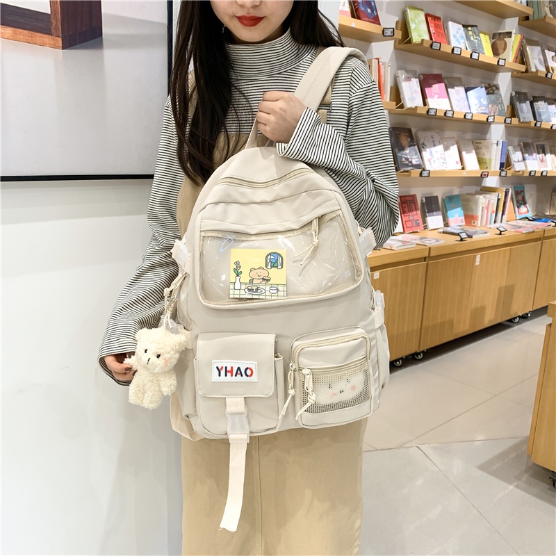 Balo Đi Học Unisex Nam Nữ Thời Trang ulzzang NUKI