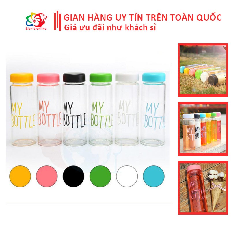 Bình đựng nước nhựa mang đi học đi làm tiện lợi mini My Bottle