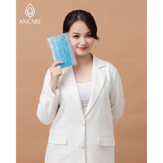 [SALE HÀNG THƯƠNG HIỆU]1 Thùng (50 Hộp) Khẩu Trang Kháng Khuẩn 4 Lớp ANCARE Màu Xanh, Màu Trắng (chỉ 18.000đ/hộp) | BigBuy360 - bigbuy360.vn
