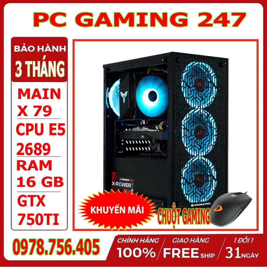 PC GAMING - Máy Tính Để Bàn Chuyên GAME_ Giả Lập_ Nox _ LDPlayer _ render