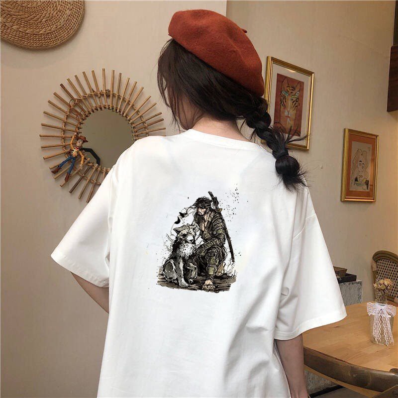 Áo thun tay lỡ nữ form rộng Samurai form rộng vải dày mịn 2020T1859