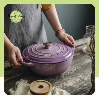 Nồi gang đúc tráng men 26cm Little Happiness