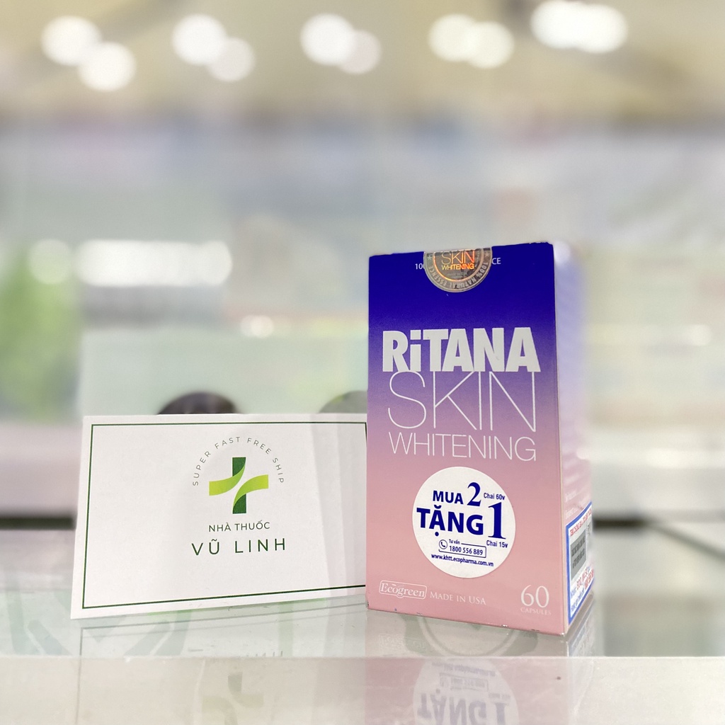 Viên uống RITANA trắng da, mờ sạm nám (60 viên)