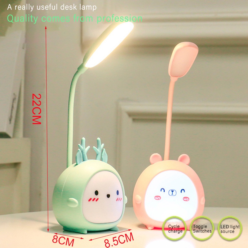 Đèn LED Để Bàn Tiết Kiệm Năng Lượng Hình Hoạt Hình Dễ Thương