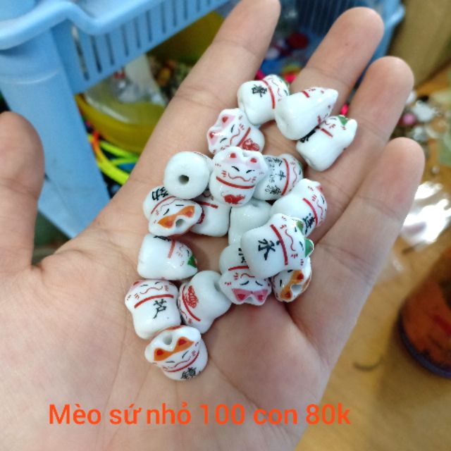 100 mèo gốm sứ