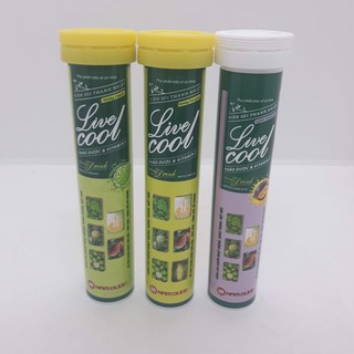 Viên sủi thanh nhiệt Live cool Nam Dược, tub 16 viên, dùng được cho người tiểu đường, ăn kiêng