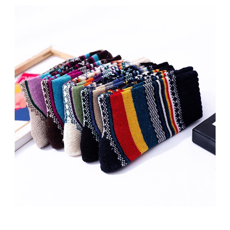 SET TẤT THỔ CẨM 5 ĐÔI M18 XINH XẮN