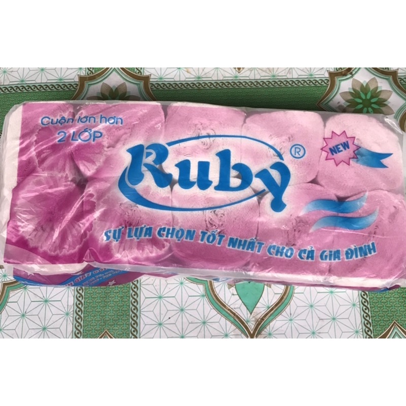 2 lốc giấy rẻ tiết kiệm lốc 10 cuộn không lõi