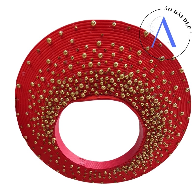 Mấn Đội Đầu – Mấn Áo Dài Cho Cô Dâu Màu KÊm Kết Hoa MAN11