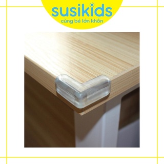 Bịt góc bàn, bọc cạnh tủ vuông bằng silicon an toàn cho bé SUSIKIDS
