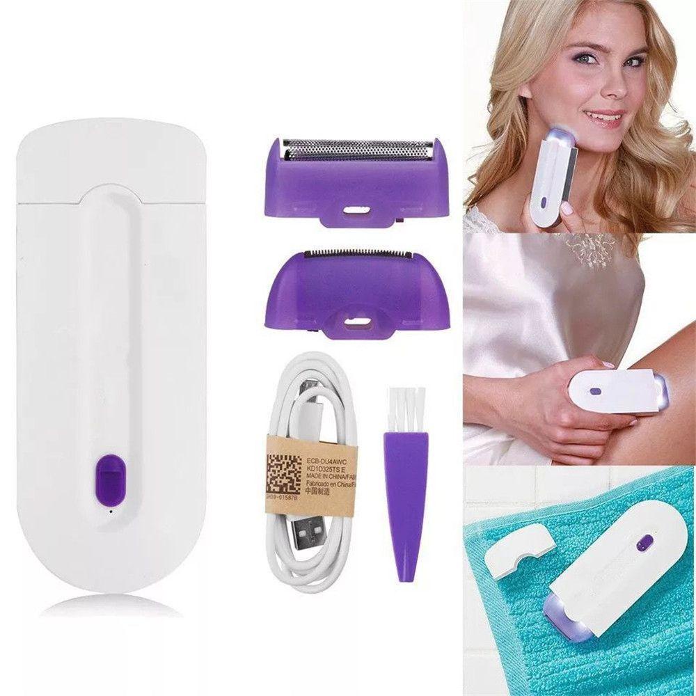 Xiantin Máy Tẩy Lông Mini Không Đau Đa Năng Ánh Sáng Xanh Dương