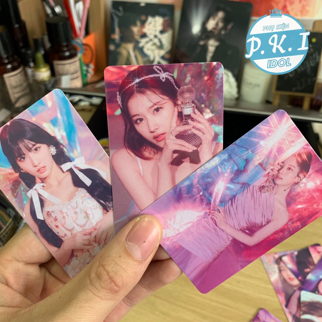 Bộ 9 Tấm Card Hàn Twice Taste Of Love Lung Linh Làm Quà Tặng