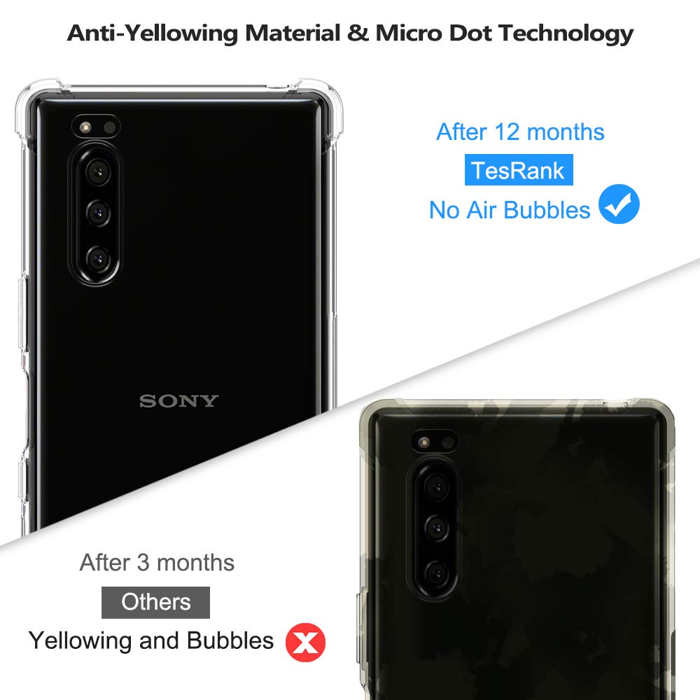 Ốp điện thoại TPU silicone dẻo trong suốt chống sốc thích hợp cho SONY XPERIA 10 III 10 PLUS 8 XA2 ULTRA XA1 PLUS 5 II