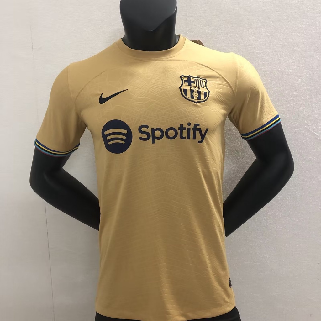 Áo Đồng Phục Bóng Đá Tay Ngắn Đội Tuyển Barcelona Mùa Giải 2022-2023