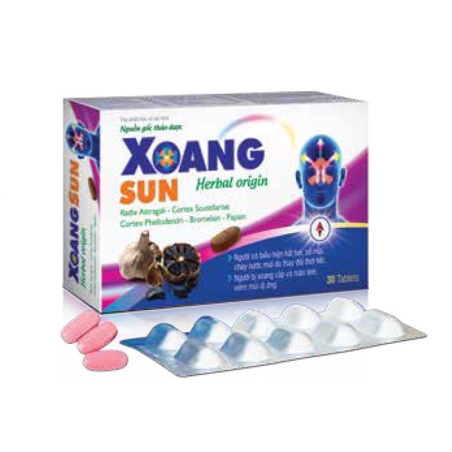 Xoang Sun ( giành cho người bị xoang, viêm mũi dị ứng, cảm cúm)