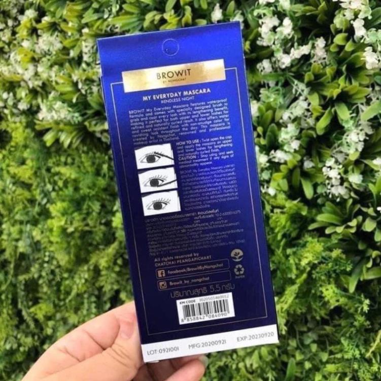Mascara Browit Nongchat Thái Chuốt Mi , Chuốt lông mày làm Cong Dày Và Dài Mi Hiệu Quả | BigBuy360 - bigbuy360.vn