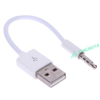 YI Charger Data USB 3.5mm Sync Audio Cable for iPod Shuffle 3rd 4th Gen