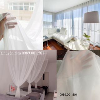 Rèm - Vải  voan trơn trang trí