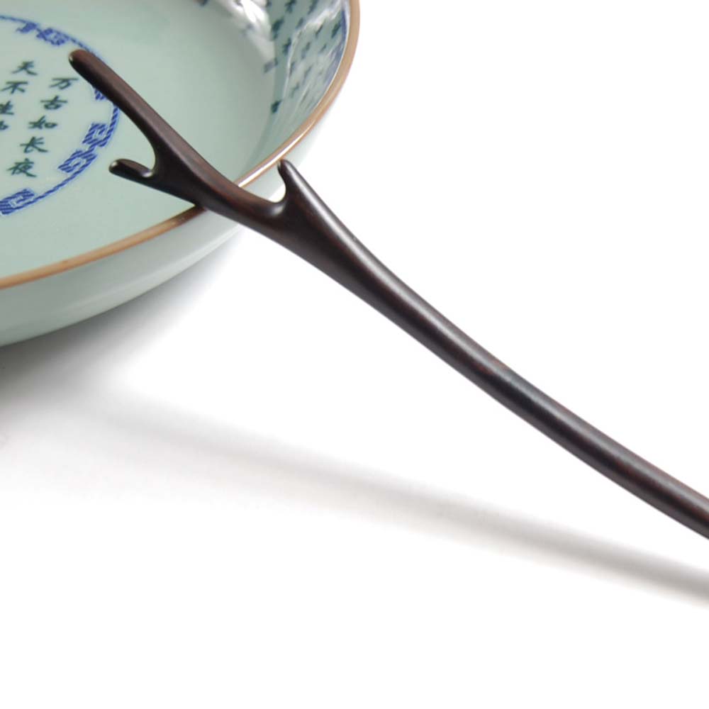 Trâm cài tóc bằng gỗ mun phong cách cổ điển thanh lịch cho nữ