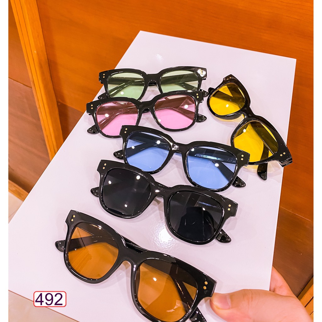 MẮT KÍNH THỜI TRANG 2 CHẤM DỌC NHIỀU MÀU 492 HOT TREND SIÊU CÁ TÍNH | BigBuy360 - bigbuy360.vn