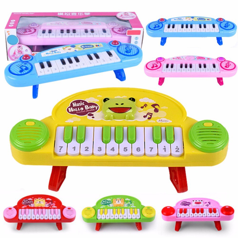 Đồ chơi đàn Piano mini cho bé có đèn và âm thanh kích thích não phát triển trí thông minh