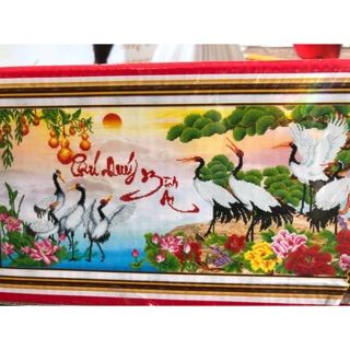 Tranh đính đá phú quý bình an DF259