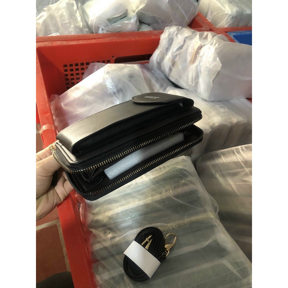 Túi Ví Đeo Chéo Mẫu Mini Dáng Đứng, Để Vừa Điện Thoại Smartphone, Iphone