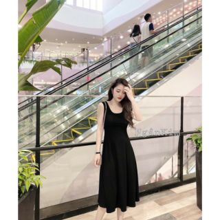 Váy sát nách nữ dáng dài
