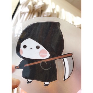 logo ủi áo trực tiếp hình thần chết đáng yêu