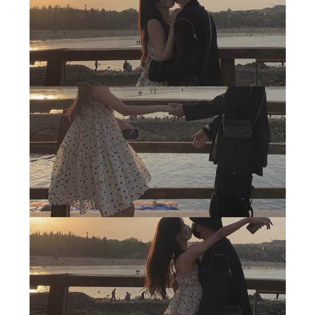 Đầm 2 Dây Hoa Chấm Bi PEONYB Nữ [FREESHIP] 🌸 Váy ngủ babydoll 3 tầng phối viền bèo tiểu thư mặc đi biển Ulzzang 🌸 | BigBuy360 - bigbuy360.vn