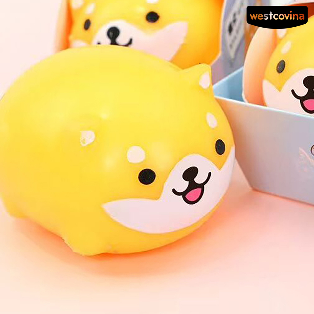 Đồ Chơi Squishy Hình Chú Chó Shiba Dễ Thương Giúp Giảm Căng Thẳng