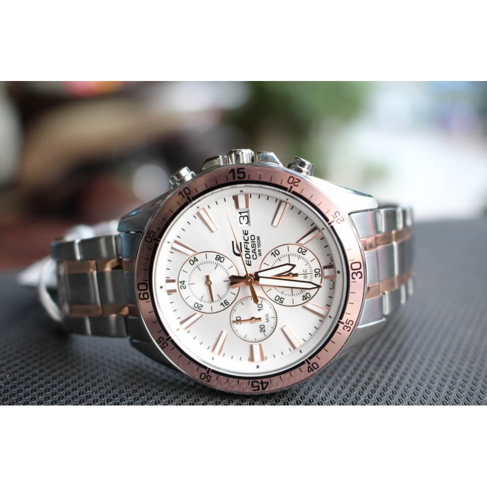 ĐỒNG HỒ NAM CASIO EDIFICE EFR-547SG-7AVUDF chính hãng , 6 kim Thể thao , Đẳng cấp , Chống nước , bảo hành 12 tháng