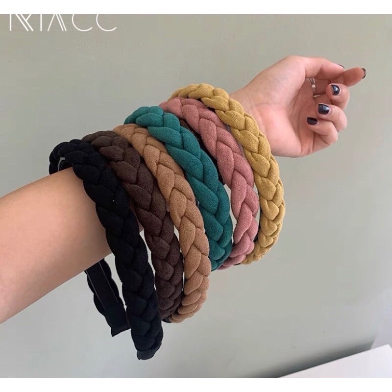 Cài Nơ kiểu Bính Chất Da Lộn Cực Xinh