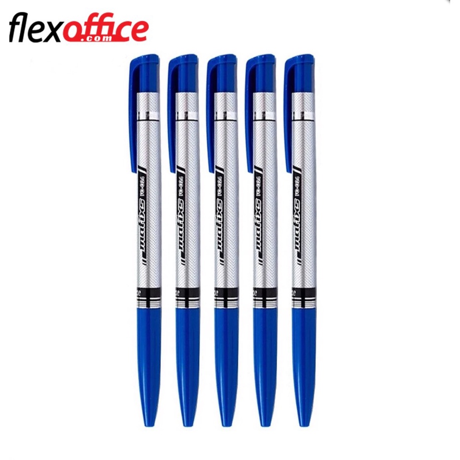 1 hộp 20 bút bi Thiên Long 024, nét viết to và đậm, mực ra trơn đều,vừa phải, không đọng mực nhiều ở đầu bi