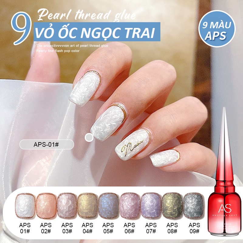 Sơn Gel AS Red - Màu Vỏ Sò Ngọc Trai Mã APS