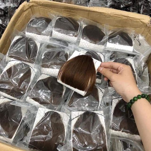 Mái ngố tóc thật