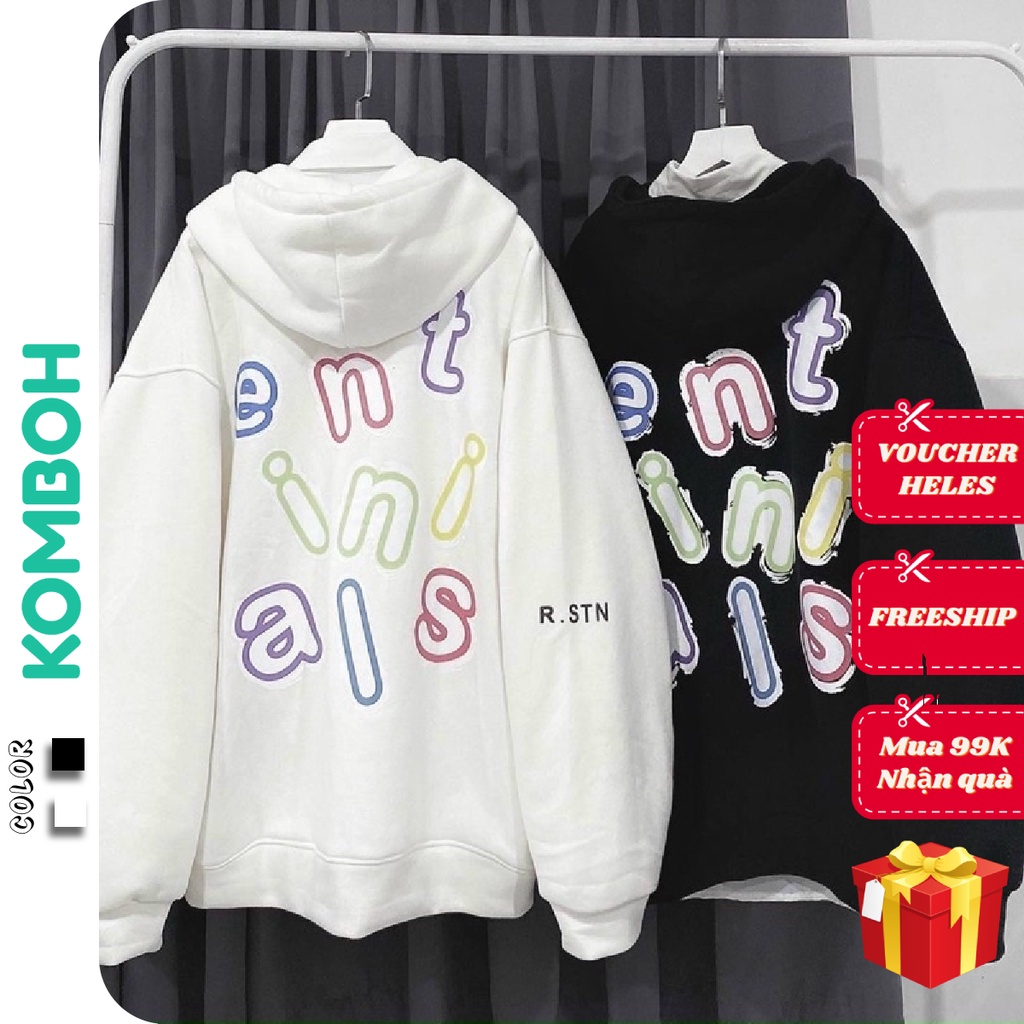 Áo Khoác Hoodie phong cách Ulzzang Hàn Quốc tay dài họa tiết in hình ENTINIALS cá tính KOMBOH K18 | WebRaoVat - webraovat.net.vn