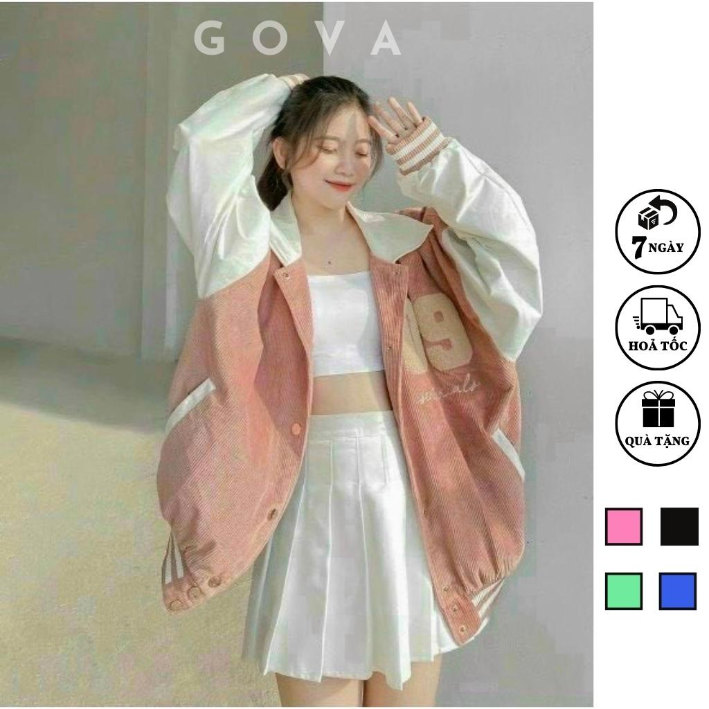 Áo Khoác Sơ Mi Nhung Gân Tăm SENTINIALRS 09 Form Rộng Ulzzang, Áo Khoác Nhung Nam Nữ Cực Đẹp GOVA