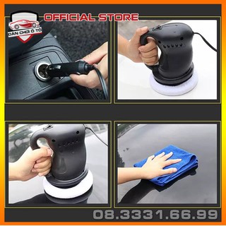 Máy đánh bóng RUNDONG xe hơi cầm tay 12v cắm tẩu sạc, dụng cụ đánh bóng ô tô đa năng cầm tay tiện lợi gọn nhẹ