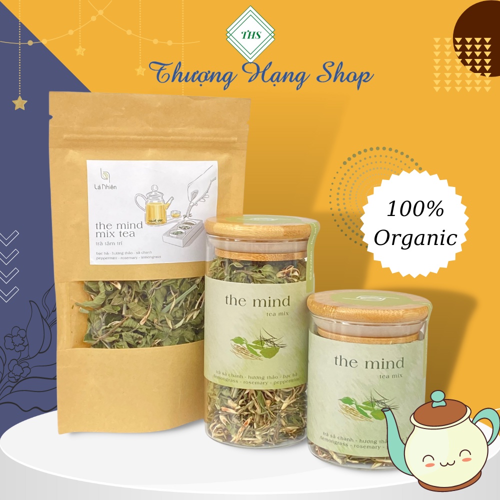 Trà Thảo Mộc [ The Mind Mix Tea] -Trà Tâm Trí Là Nhiên. Trà hoa Thanh Nhiệt, Detox, Giúp Tỉnh Táo, Giảm Căng Thẳng