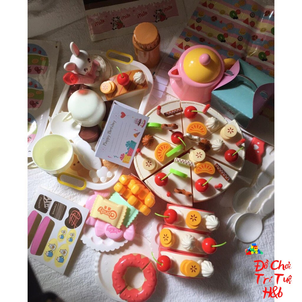 Bộ Đồ Chơi Làm Bánh Sinh Nhật Bánh Ngọt Cực Xinh Cho Bé
