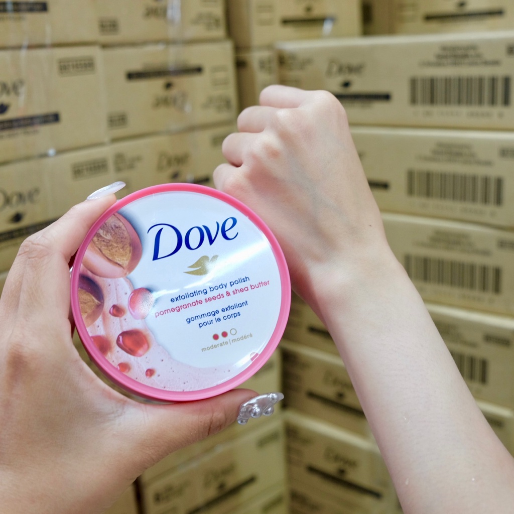 Tẩy Da Chết Dove Exfoliating Body Polish 298Ml [Bản Đức]