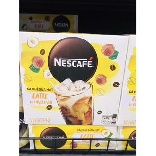 Cà phê Nescafe sữa vị hạt phỉ/ hạnh nhân 240g